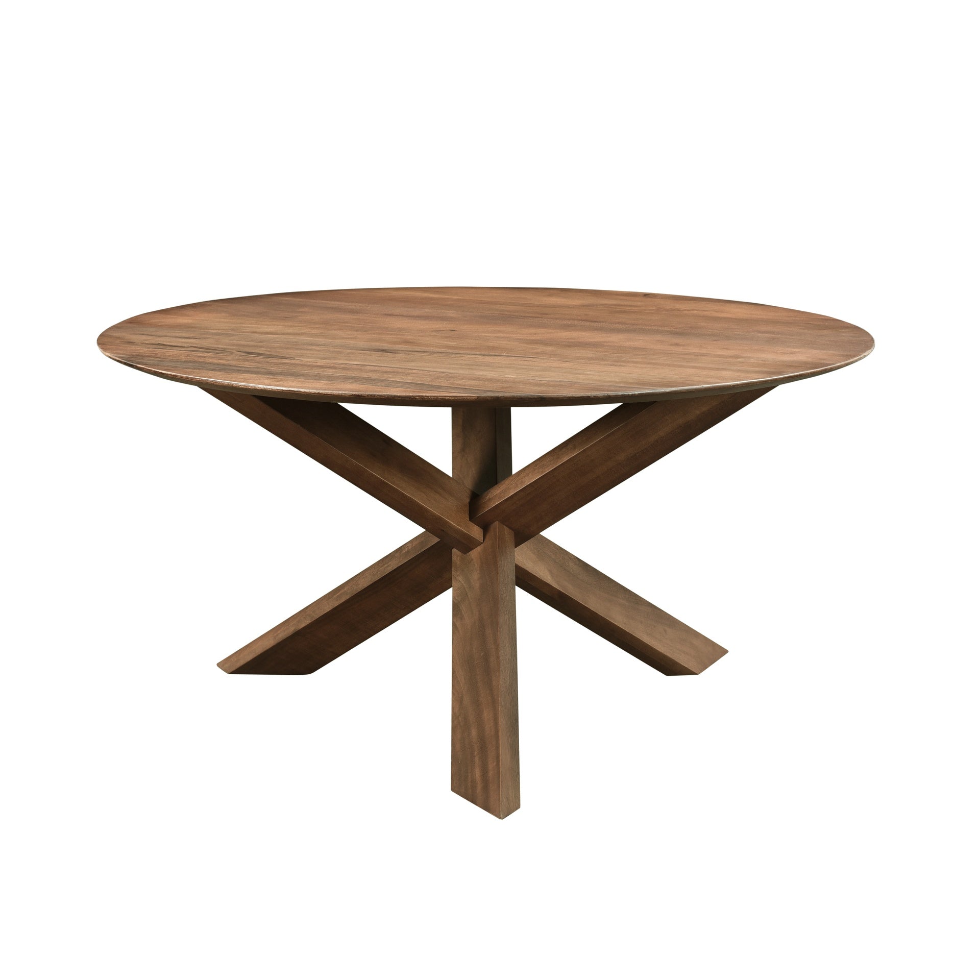 Mesa de Comedor redonda de 3 patas  (Medidas 152.4 L x 152.4 W x 76.2 H)