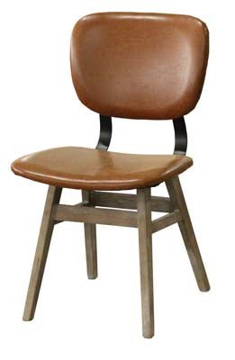 Silla de Comedor Fraser - Marrón Canela (Medidas 47.0 L x 53.3 W x 83.8 H)