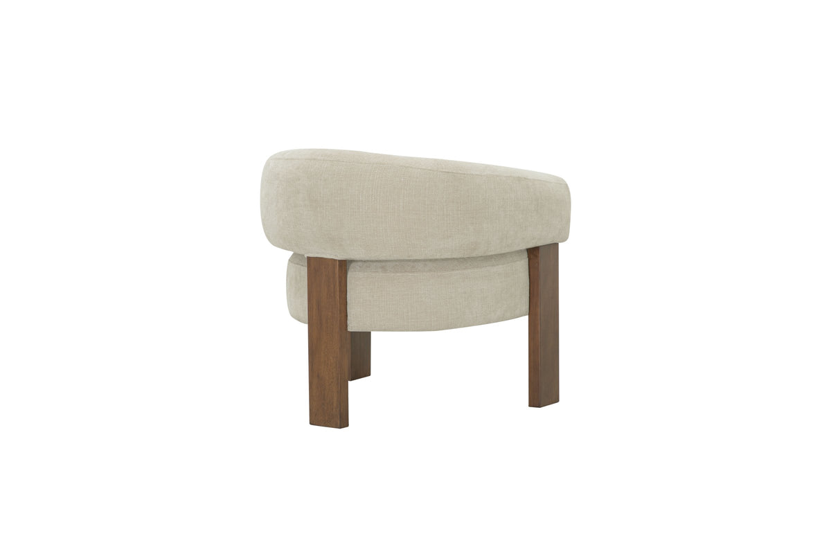 Miami Club Chair - Chenille Ivory