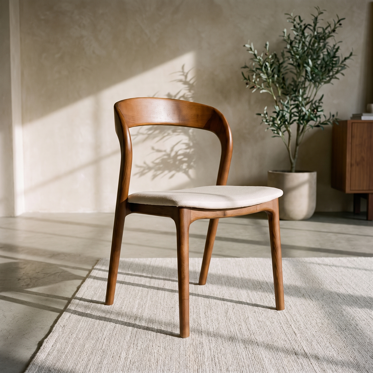 Rotondo Dining Chair - Walnut