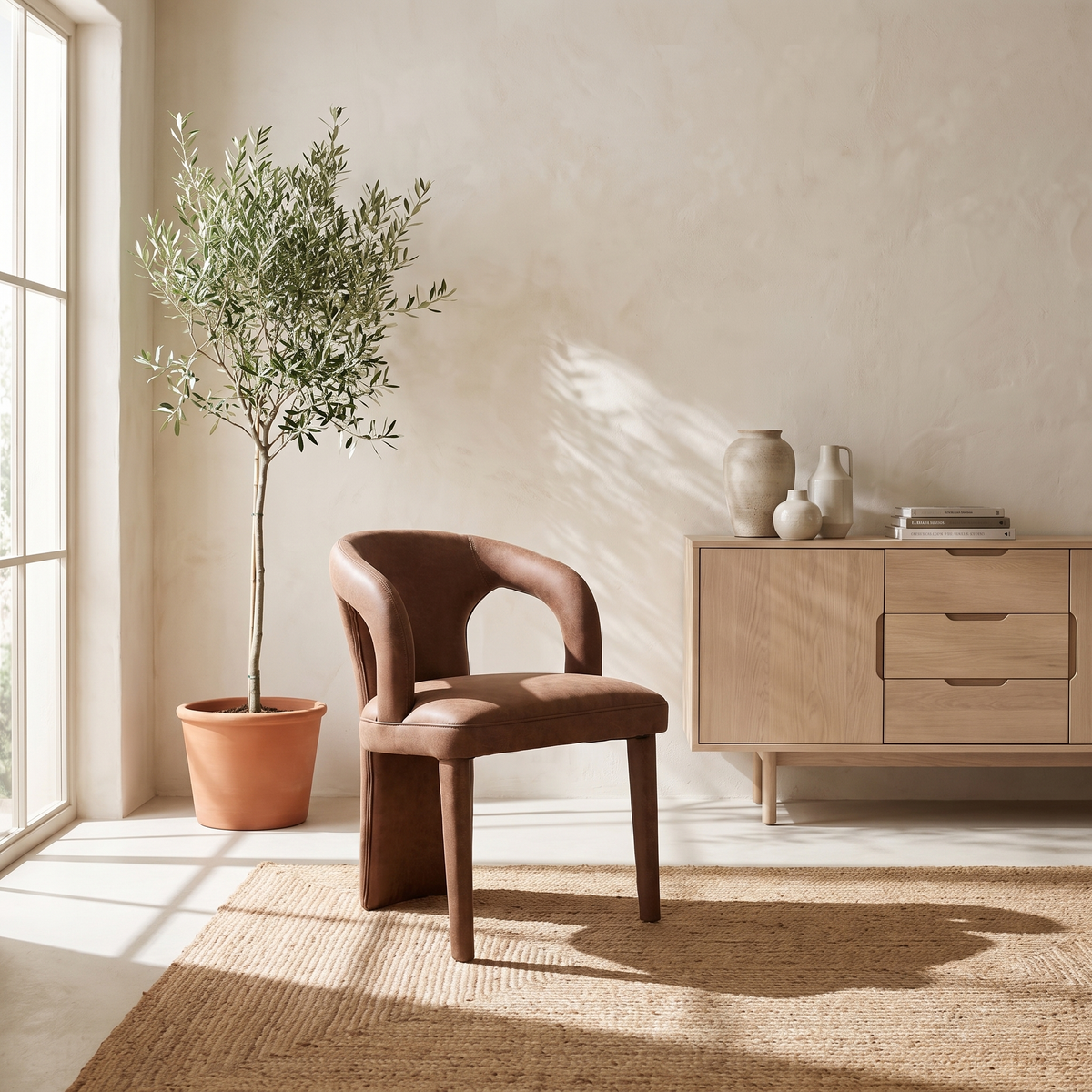 Naomi Dining Chair - Cognac
