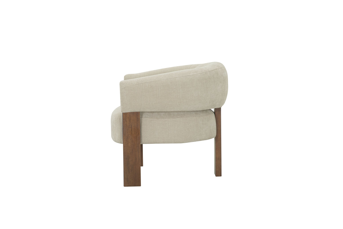 Miami Club Chair - Chenille Ivory