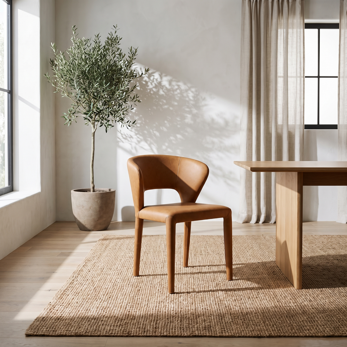 Dakota Dining Chair - Tan