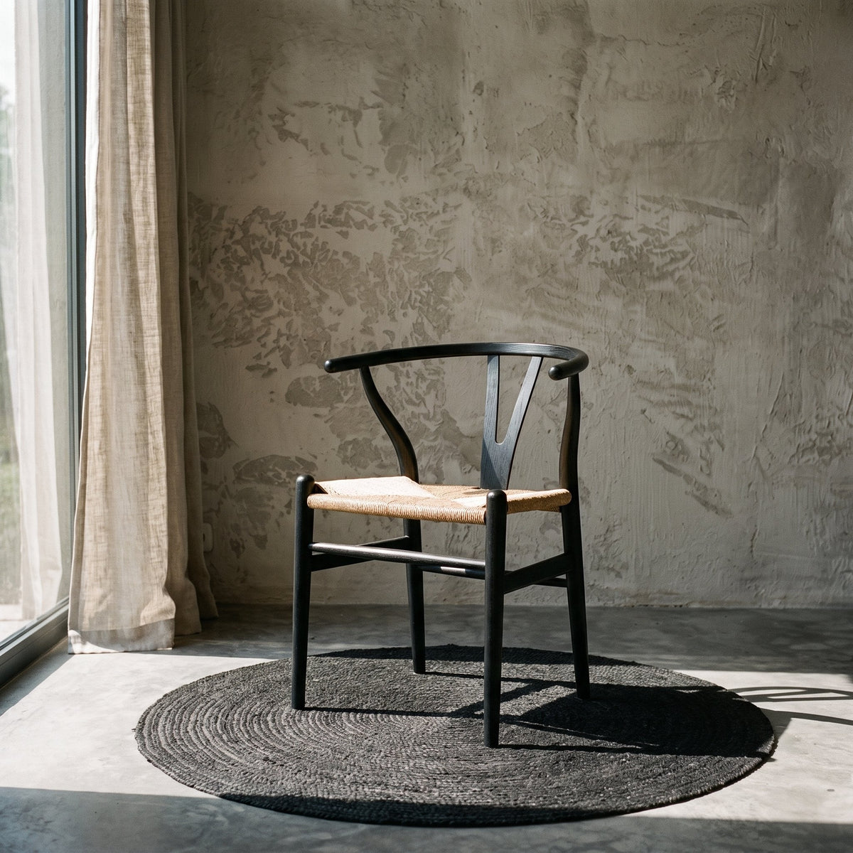 D-Bodhi Caterpillar Twin Chair - Charcoal