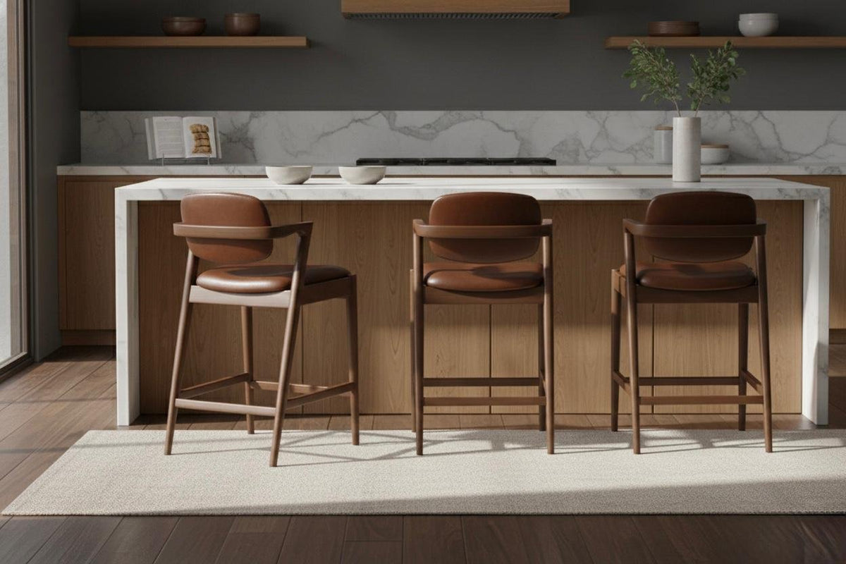 Layla Counter Stool - Camel Brown