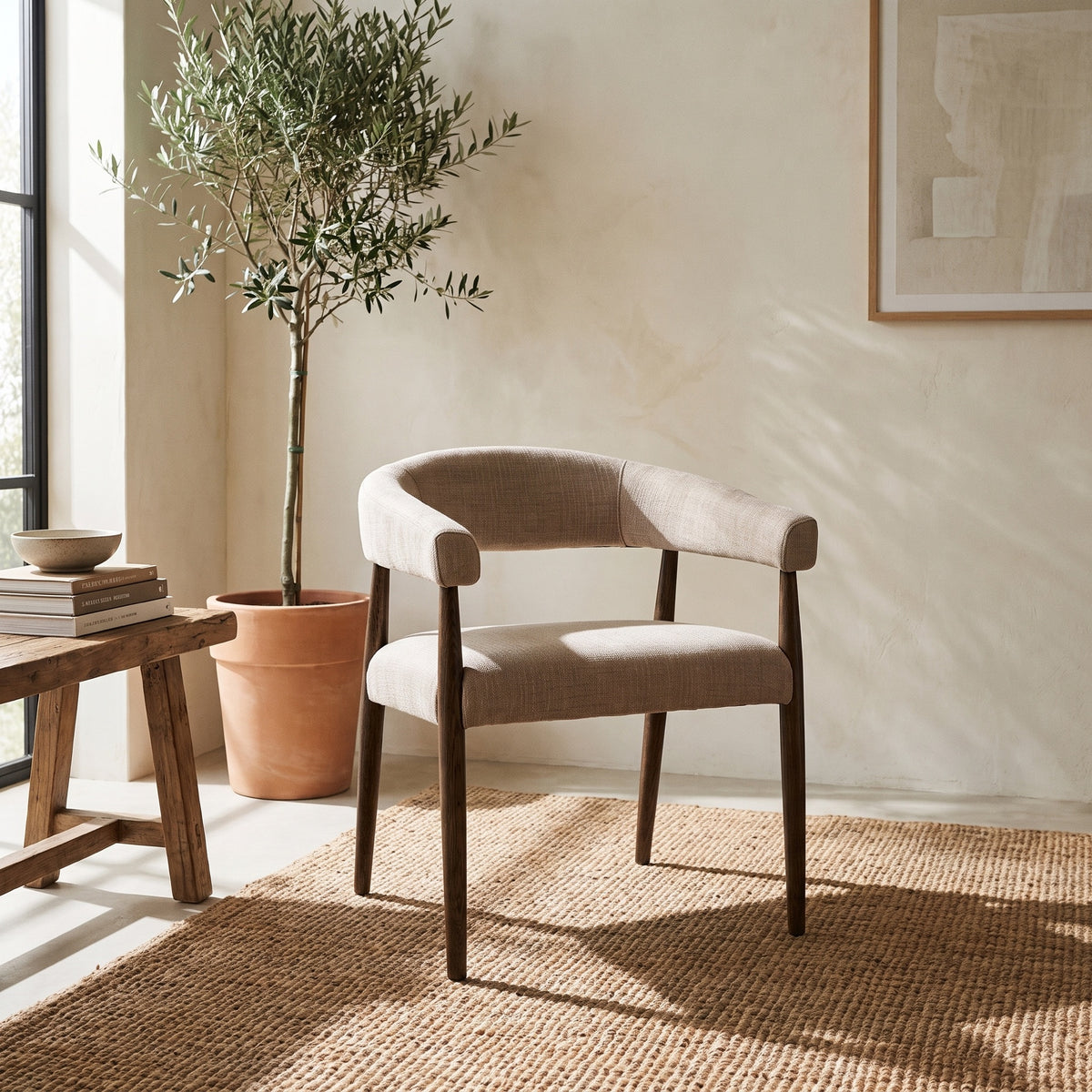 Bonnie Dining Chair - Bone