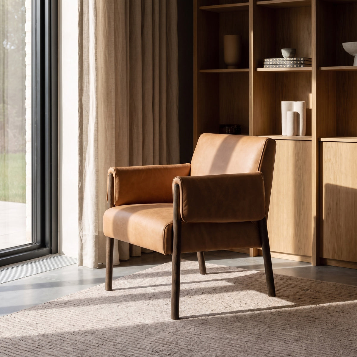 Forest Club Chair - Hazelnut Brown