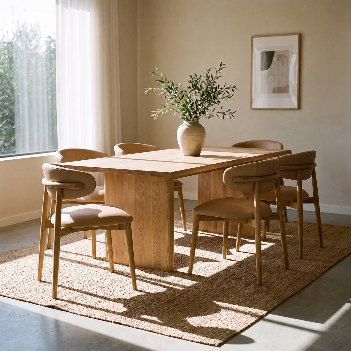 Milo Dining Chair - Nude